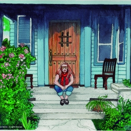 Shell, serenely centered