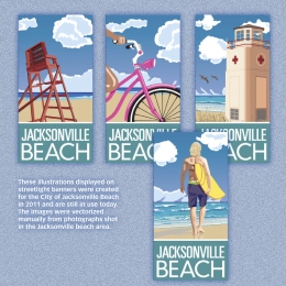 Street Banners for Jacksonville Beach, FL