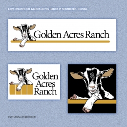 Logo for Golden Acres Ranch  © 2016 Mary Liz Tippin-Moody