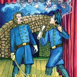 Young reader's book cover for "The Phantom Army" by K.E.M. Johnston