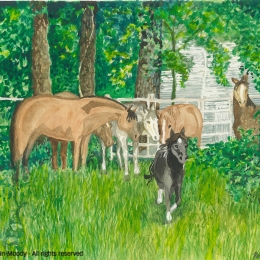 Miniature Surprise  © 2018 Mary Liz Tippin-Moody — All rights reserved