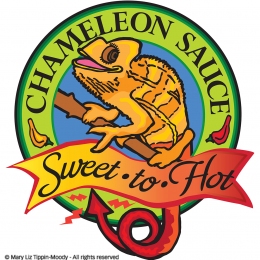 Chameleon Sauce - Sweet to Hot - Label © 2015 Mary Liz Tippin-Moody — All rights reserved